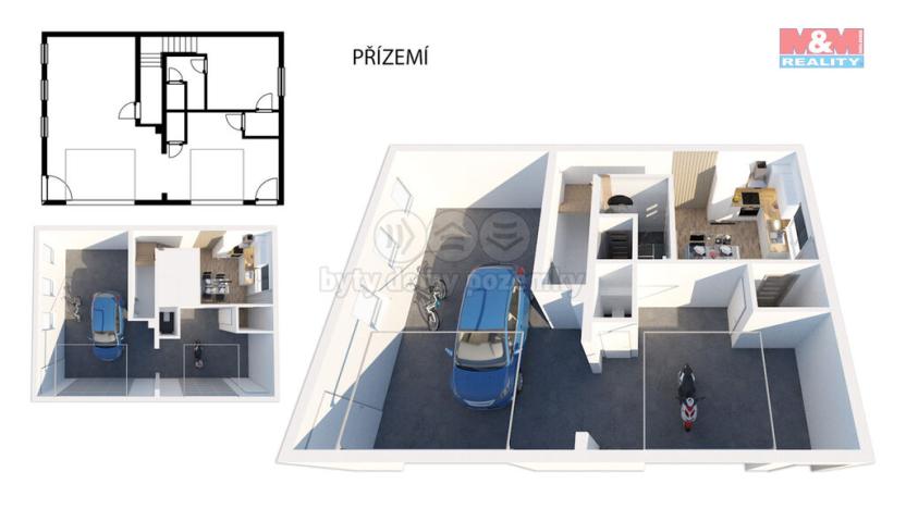 Prodej rodinného domu, Římov, 60 m2