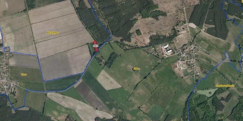 Prodej podílu louky, Kladruby nad Labem, 1650 m2