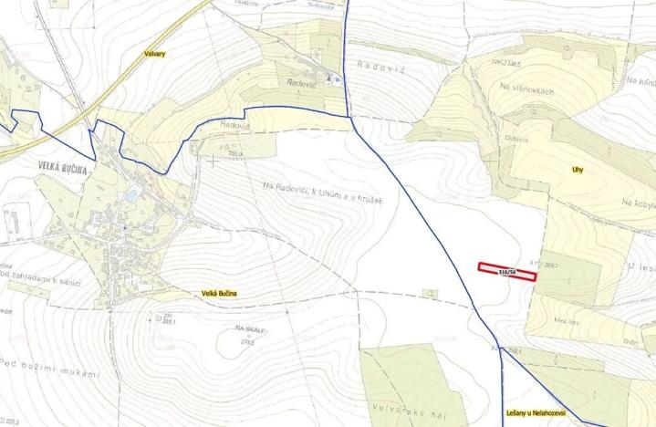 Prodej pole, Uhy, 5101 m2