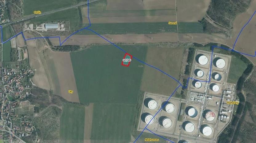 Prodej pole, Uhy, 5543 m2