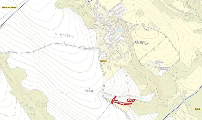 Prodej lesa, Úštěk, 1455 m2