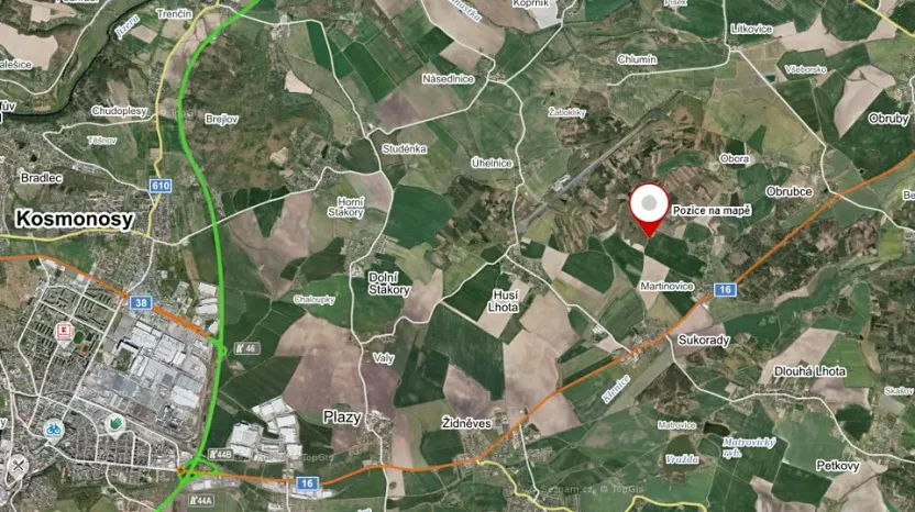 Prodej pole, Sukorady, 3349 m2