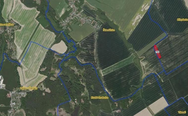 Prodej pole, Vlkaneč, 5400 m2