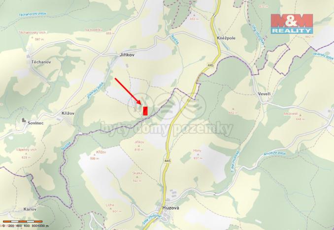Prodej lesa, Jiříkov, 8566 m2