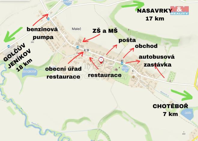 Prodej výrobních prostor, Maleč, 4000 m2