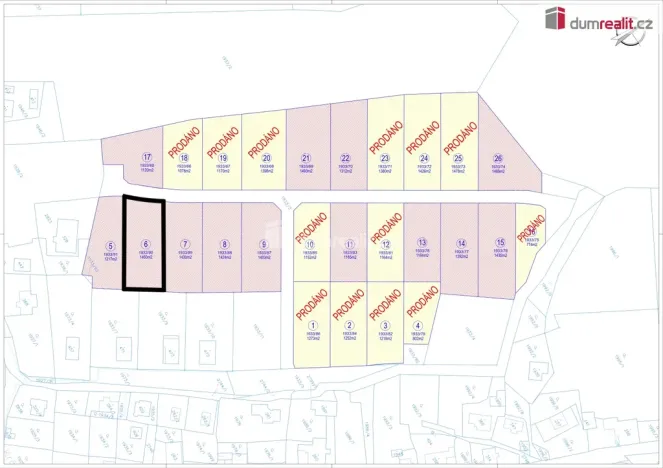 Prodej pozemku pro bydlení, Tři Sekery - Krásné, 1460 m2