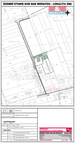Prodej pozemku pro bydlení, Dub nad Moravou, 967 m2