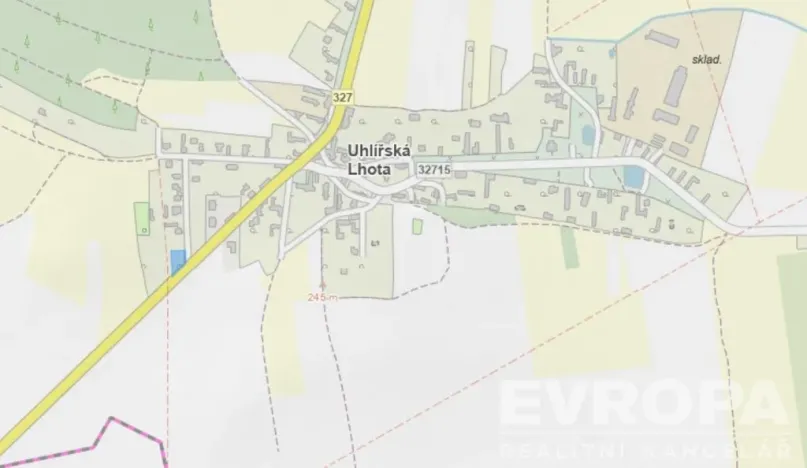 Prodej pozemku pro bydlení, Uhlířská Lhota, 975 m2