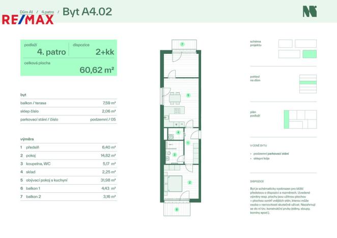Prodej bytu 3+kk, Zlín, Tyršova, 60 m2