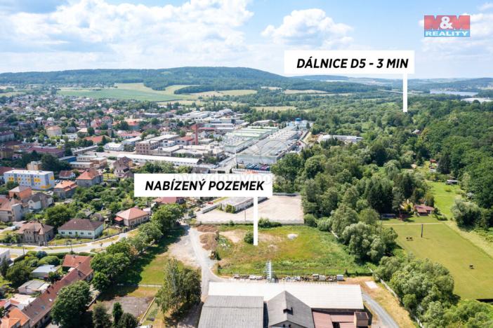 Pronájem komerčního pozemku, Rokycany - Plzeňské Předměstí, 7754 m2