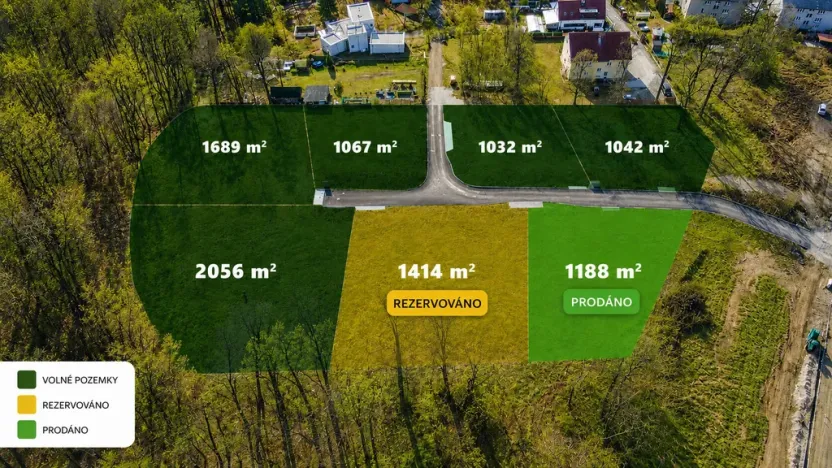 Prodej pozemku pro bydlení, Hluboká nad Vltavou, Lesní, 1032 m2