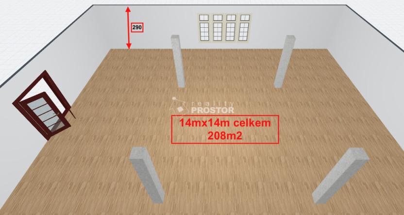 Pronájem skladu, Jirny, Tovární, 208 m2