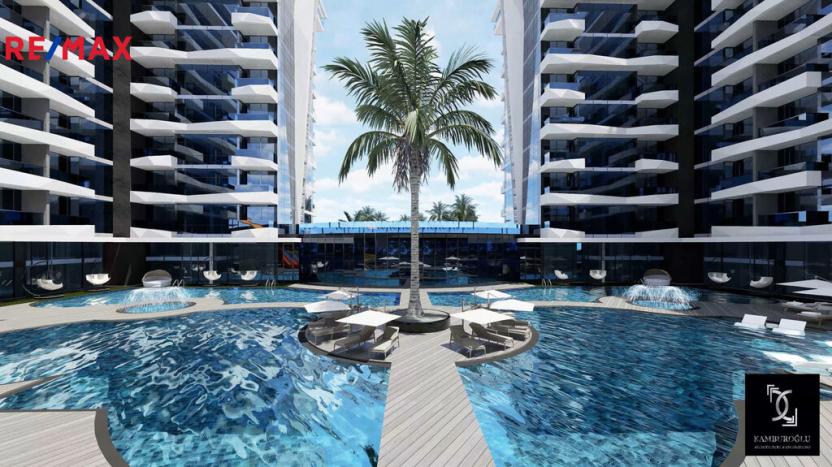 Prodej bytu 1+1, Avsallar,Turecko, 44 m2