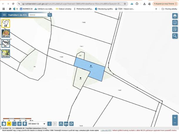Prodej pozemku, Předhradí, 1127 m2