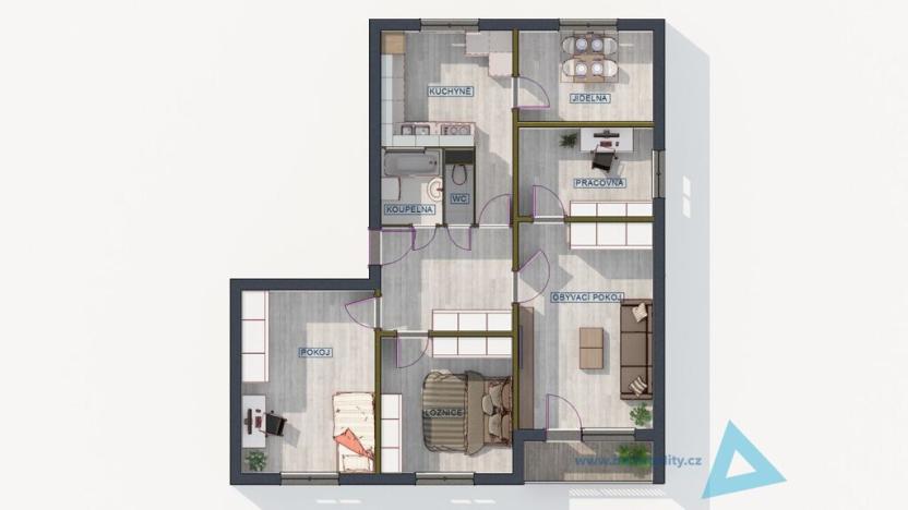 Prodej bytu 5+1, Nová Paka, K Hájku, 93 m2