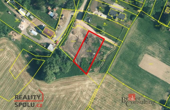 Prodej pozemku pro bydlení, Všeruby, 1087 m2