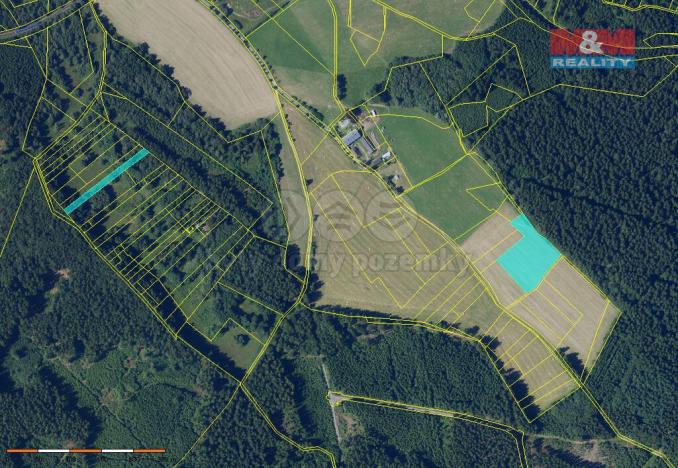 Prodej pole, Pustá Kamenice, 7409 m2