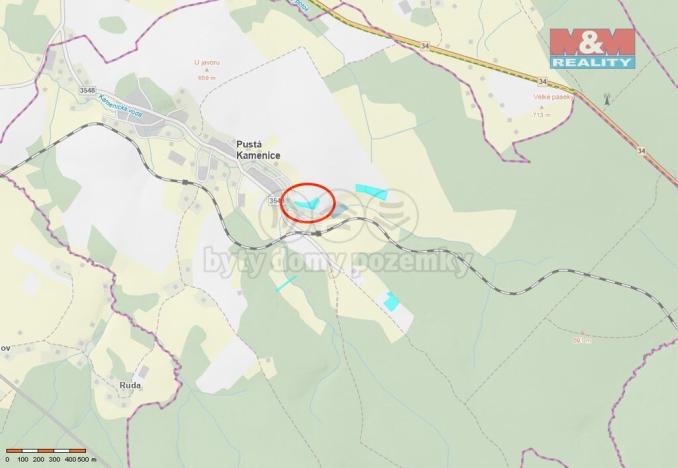 Prodej pole, Pustá Kamenice, 5522 m2