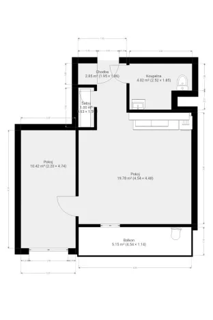Pronájem bytu 2+kk, Brno - Starý Lískovec, Kyjevská, 40 m2