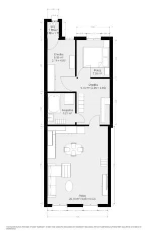 Pronájem bytu 2+kk, Brno - Zábrdovice, Stará, 60 m2