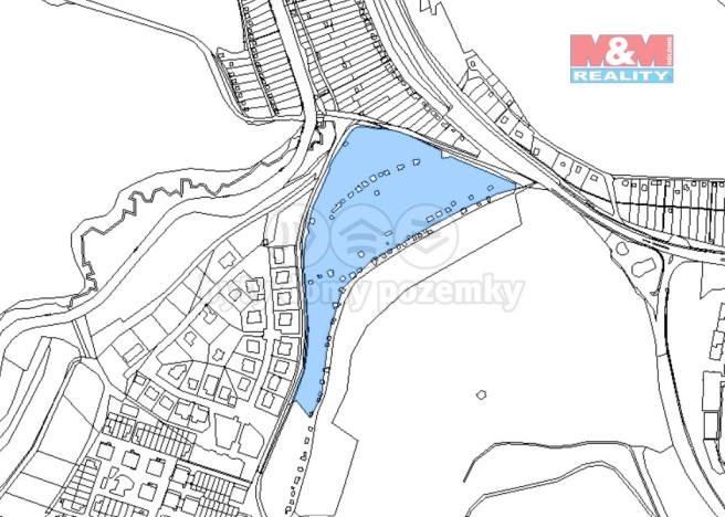 Prodej zahrady, Kadaň, 697 m2