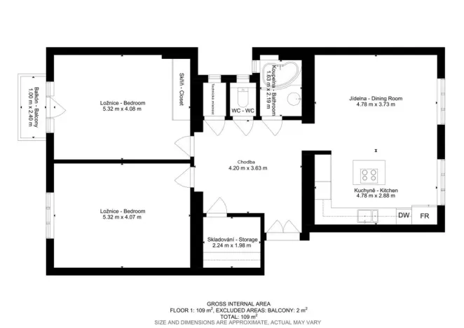 Prodej bytu 3+kk, Brno - Ponava, Rybníček, 109 m2