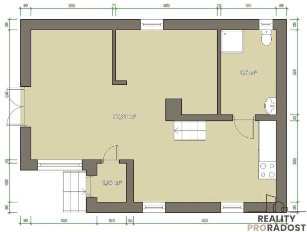 Prodej chaty, Úžice - Nechyba, 1680 m2