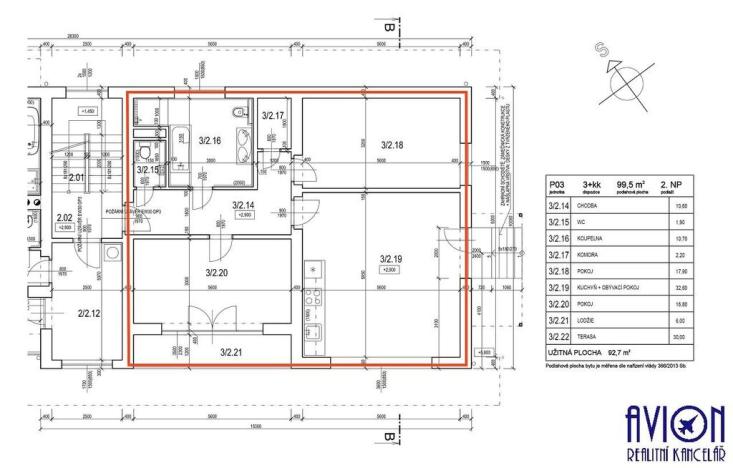 Prodej bytu 3+kk, Praha - Stodůlky, 5. máje, 100 m2