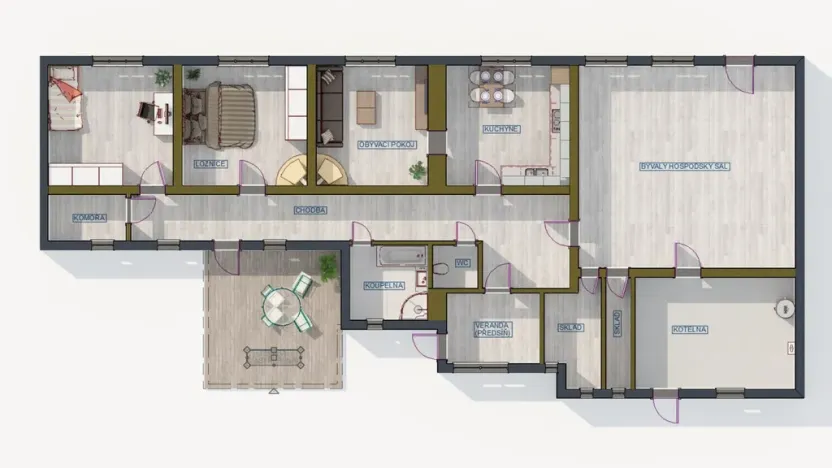 Prodej rodinného domu, Strmilov - Malý Jeníkov, 193 m2