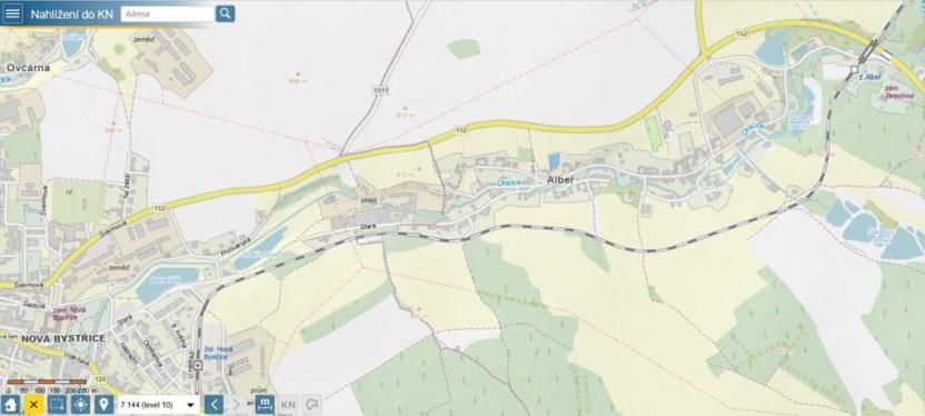 Prodej pozemku pro bydlení, Nová Bystřice - Albeř, 1074 m2