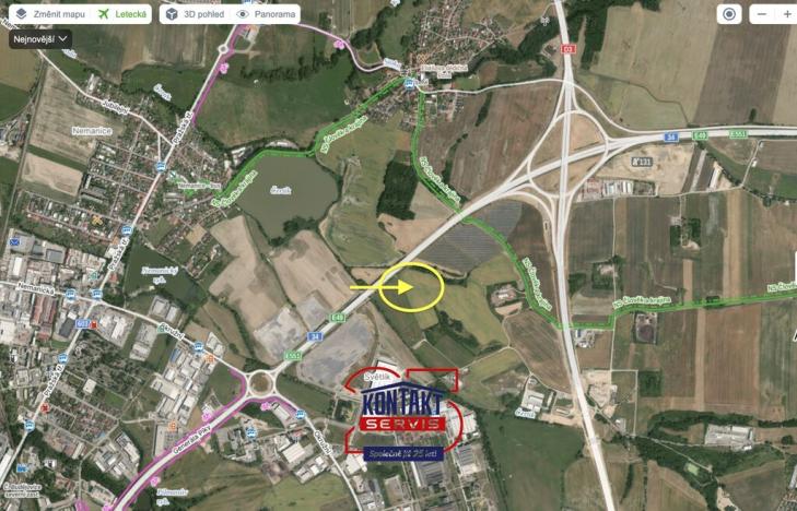 Prodej komerčního pozemku, Úsilné, 5515 m2