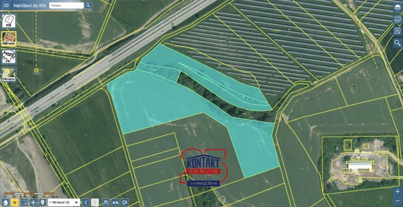 Prodej komerčního pozemku, Úsilné, 5515 m2