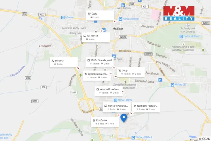 Prodej rodinného domu, Hořice, Janákova, 705 m2