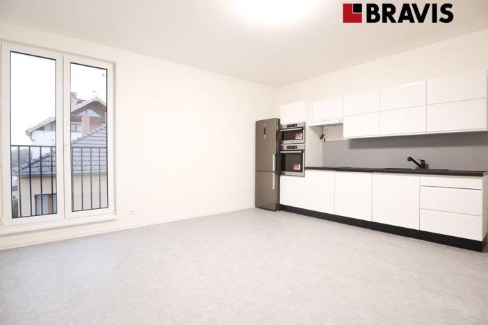 Pronájem bytu 2+kk, Brno - Černovice, Bolzanova, 42 m2