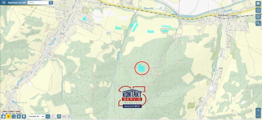 Prodej lesa, Huslenky, 25593 m2