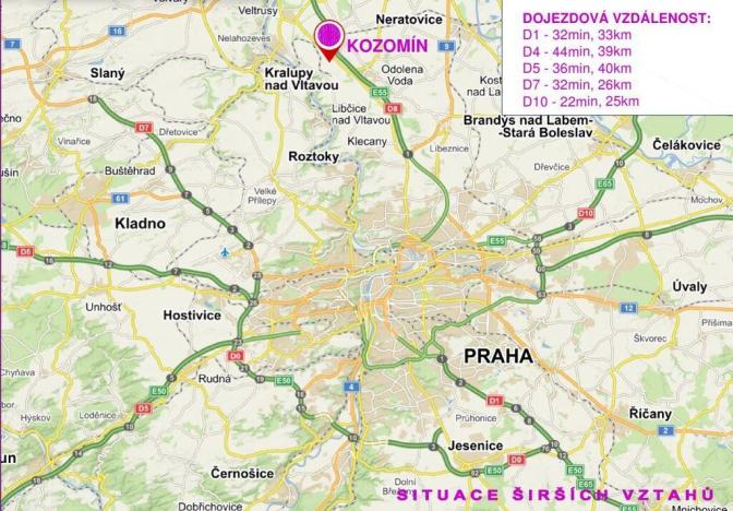 Pronájem skladu, Kozomín, 4800 m2