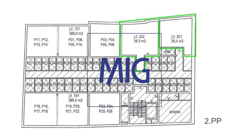 Prodej skladu, Brno, Vranovská, 28 m2