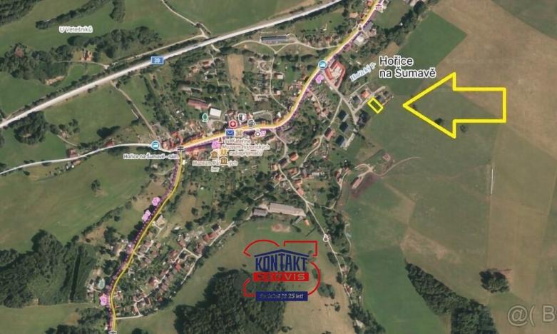 Prodej pozemku pro bydlení, Hořice na Šumavě, 1016 m2
