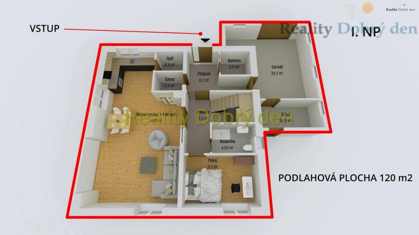 Prodej rodinného domu, Hradec nad Moravicí, Branecká, 202 m2