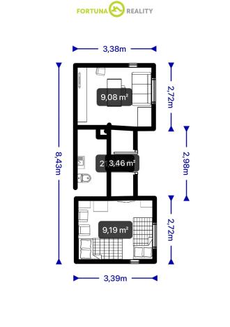 Prodej chaty, Ostrava - Slezská Ostrava, Na Srázu, 51 m2