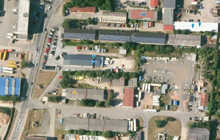 Prodej komerčního pozemku, Plzeň, Borská, 1267 m2