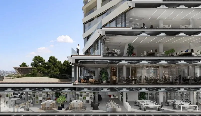 Pronájem kanceláře, Praha - Michle, Vyskočilova, 500 m2