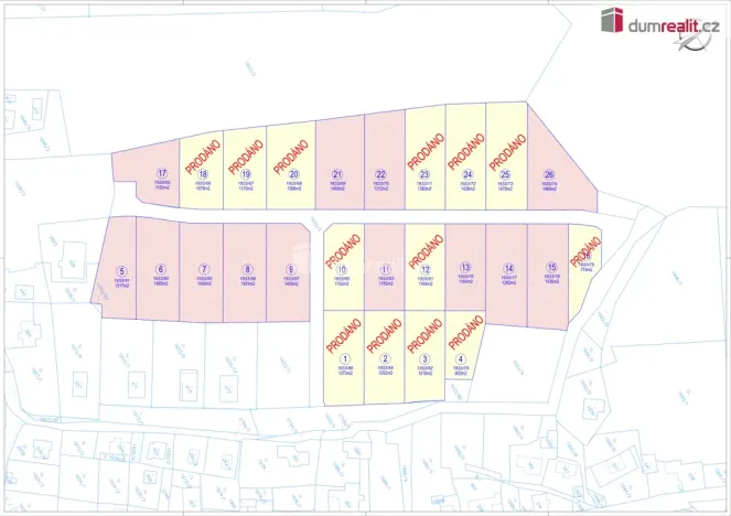 Prodej pozemku pro bydlení, Tři Sekery - Krásné, 1120 m2
