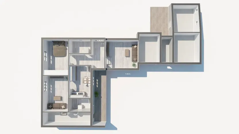 Prodej rodinného domu, Skočice - Lidmovice, 100 m2