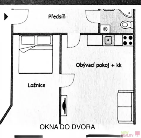 Prodej bytu 2+kk, Praha - Karlín, Březinova, 50 m2