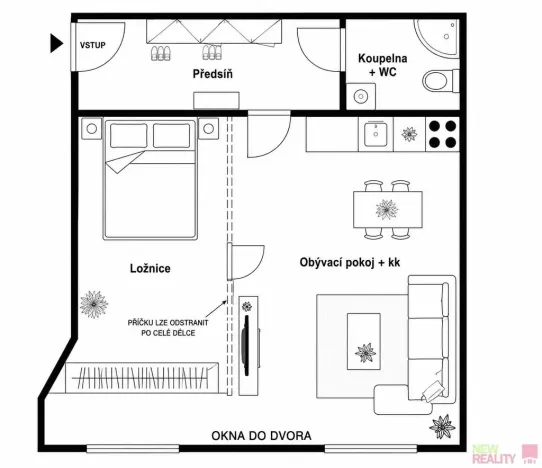Prodej bytu 2+kk, Praha - Karlín, Březinova, 50 m2