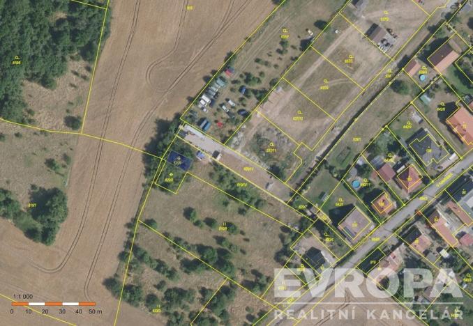 Prodej pozemku, Veliká Ves, V Kateřinkách, 1265 m2