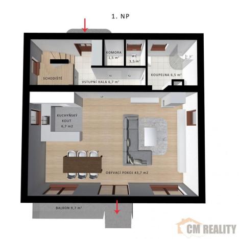 Prodej rodinného domu, Praha - Třebonice, Do zahrádek II, 198 m2