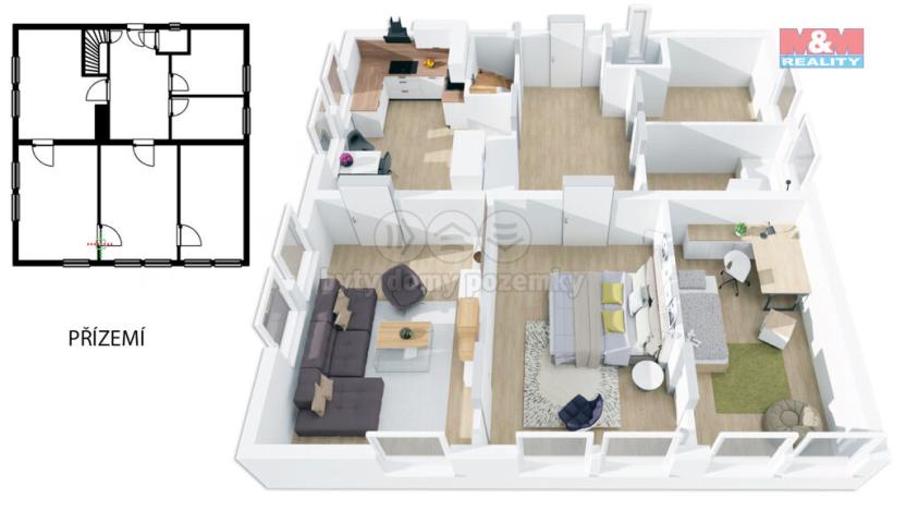 Prodej rodinného domu, Liberec - Liberec XV-Starý Harcov, Alšova, 115 m2