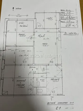 Pronájem bytu 3+1, České Budějovice - České Budějovice 3, Plzeňská, 70 m2